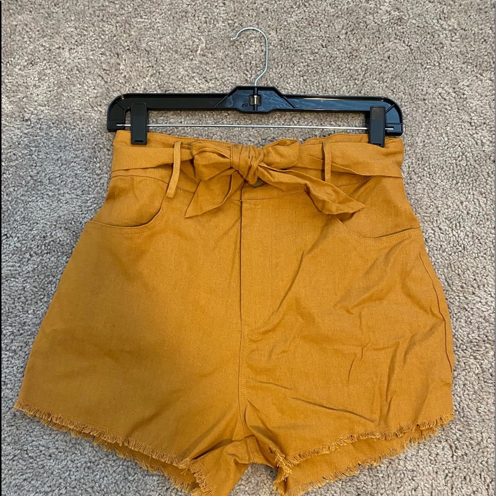 High waisted shorts